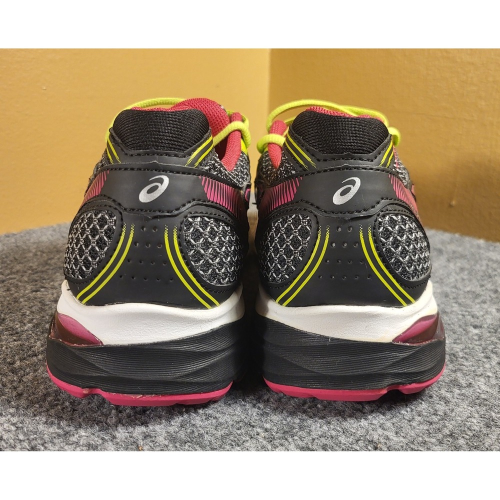 Asics Women's Gel-Flux 3 Running Shoes (T664N) Gray/Pink/Neon Green Size 11 - Picture 3 of 8